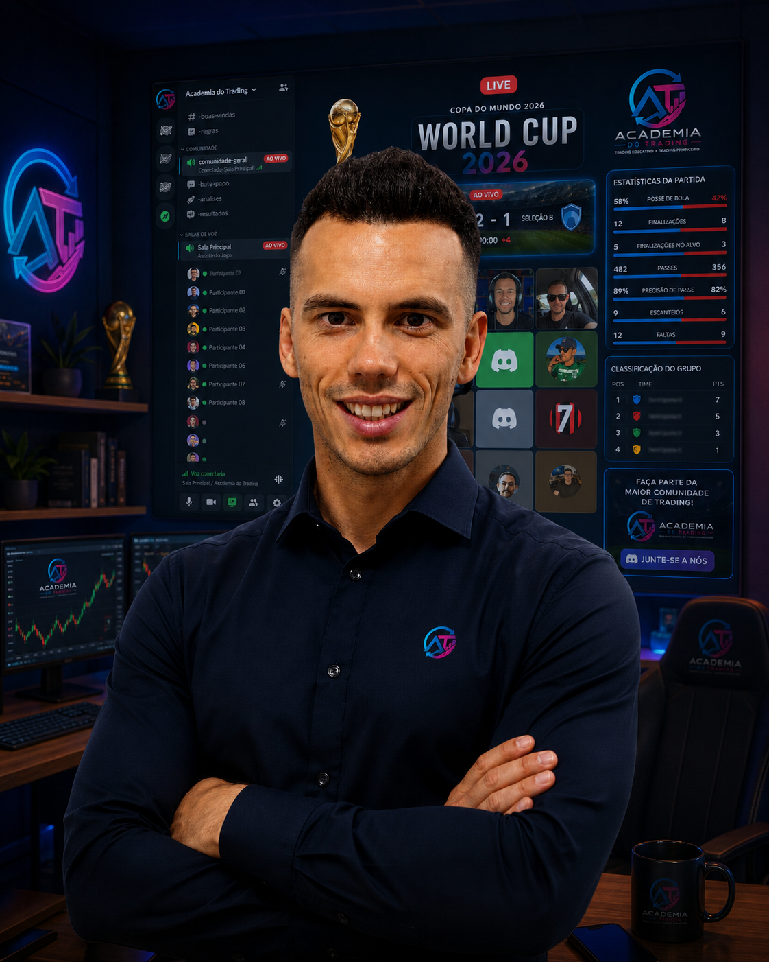 Roque, mentor da Academia do Trading